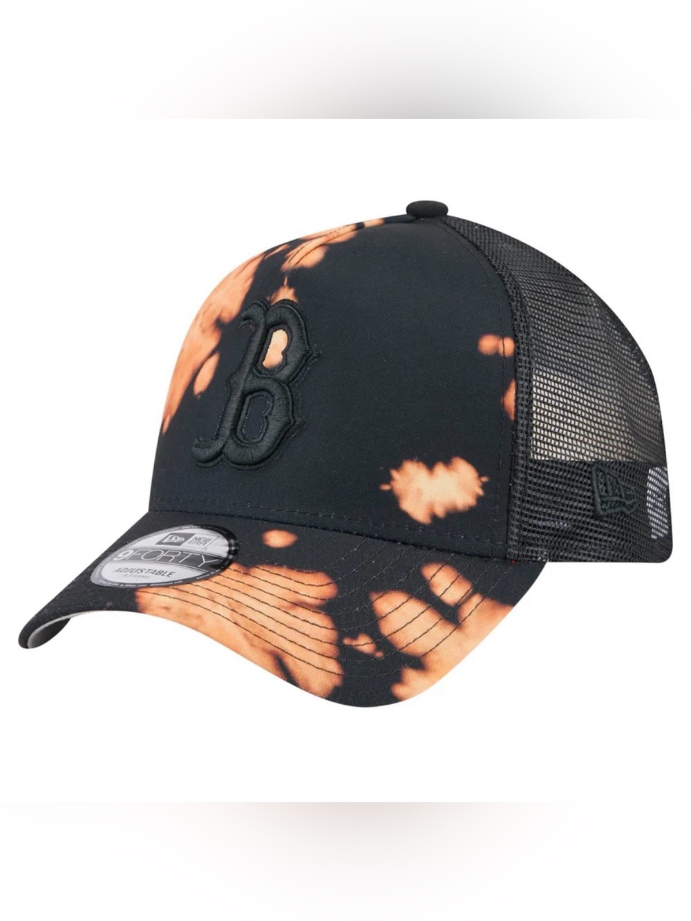 Boston Red Sox New Era Bleached A-Frame 9FORTY Adjustable Hat - NWOT